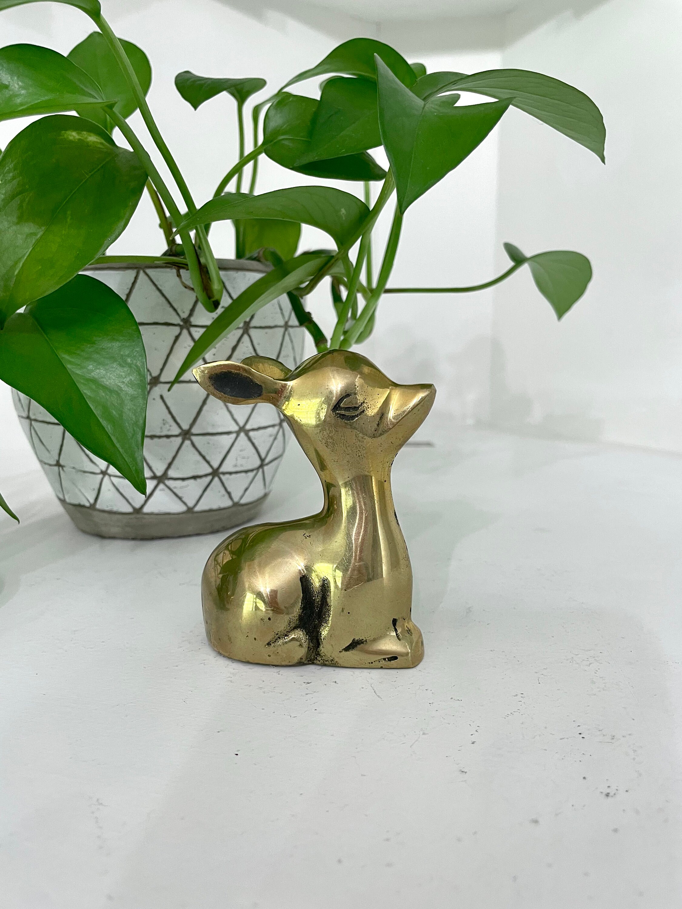 Vintage Brass Animal Figurines Etsy