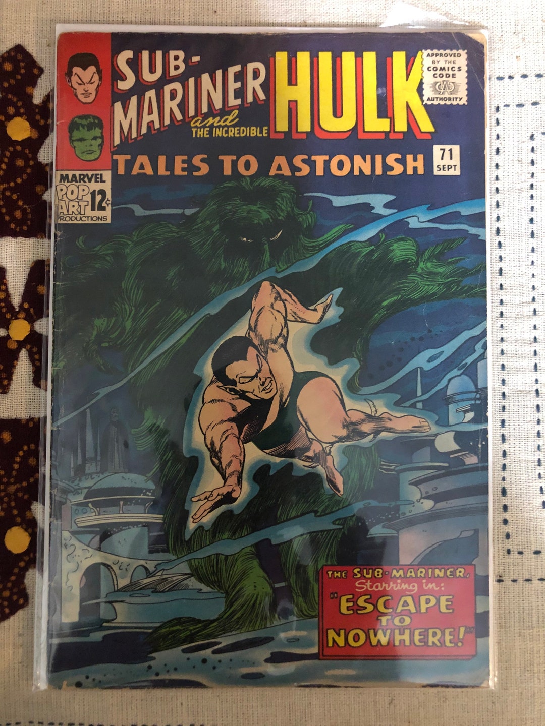 Vintage Comics Marvels Tales to Astonish Number 71 September 1965(04)