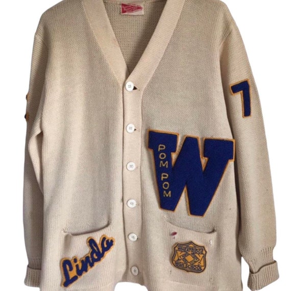 Vintage Clothing - Dated 1970 Letterman Sweater 1… - image 9