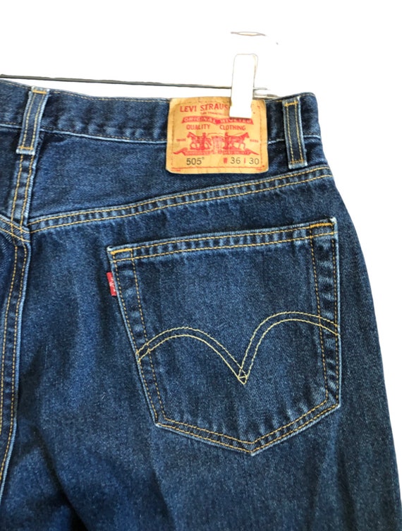Vintage Made in USA Levi’s 505’s Size 34/29.5 US … - image 7