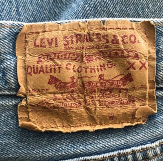 Vintage 80s Levi’s 501 Blue Jeans Button Fly Medi… - image 6
