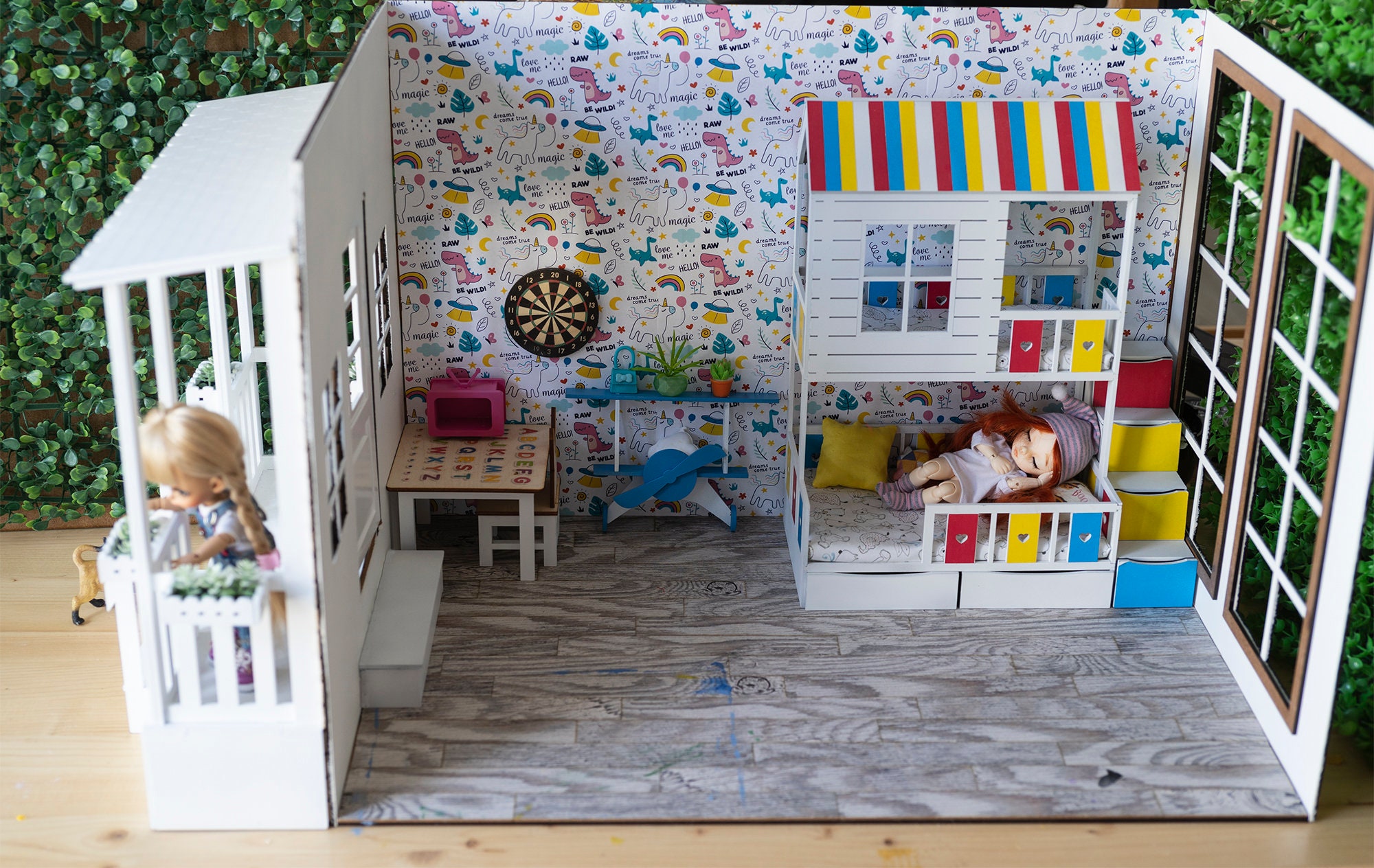 Shelf for dolls 1/8 dollhouse furniture 6 in BJD Pukifee Etsy