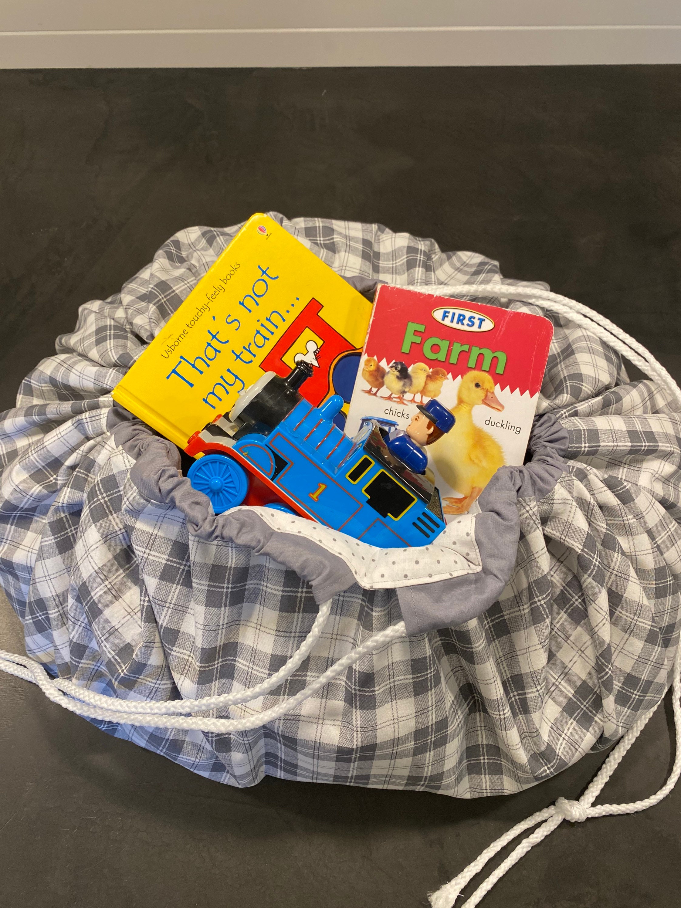 Drawstring bag/playmat Etsy