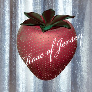 Aardbei clipart set met Frosted aardbei
