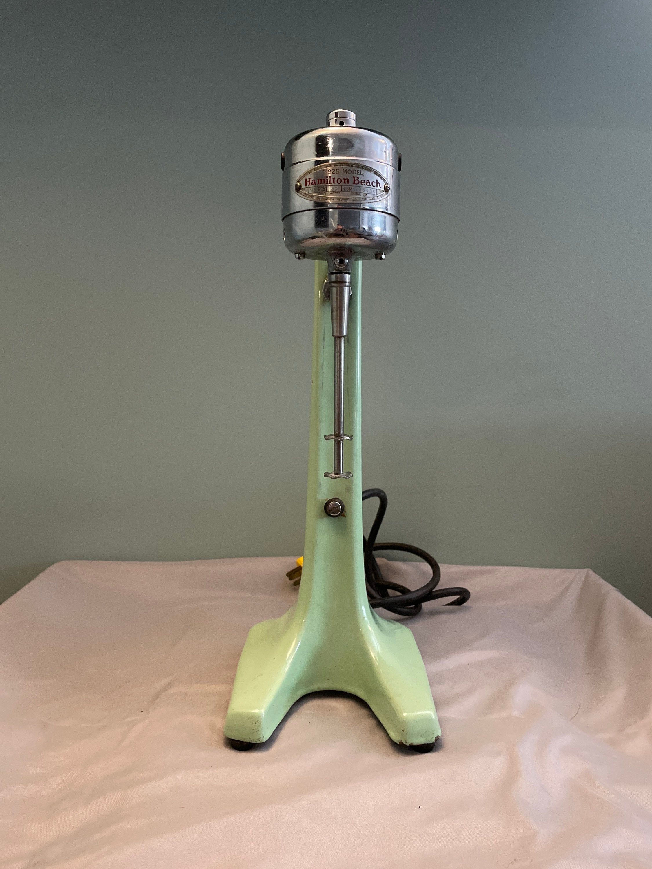 1930s Hamilton Beach Jadeite Milkshake Mixer Etsy