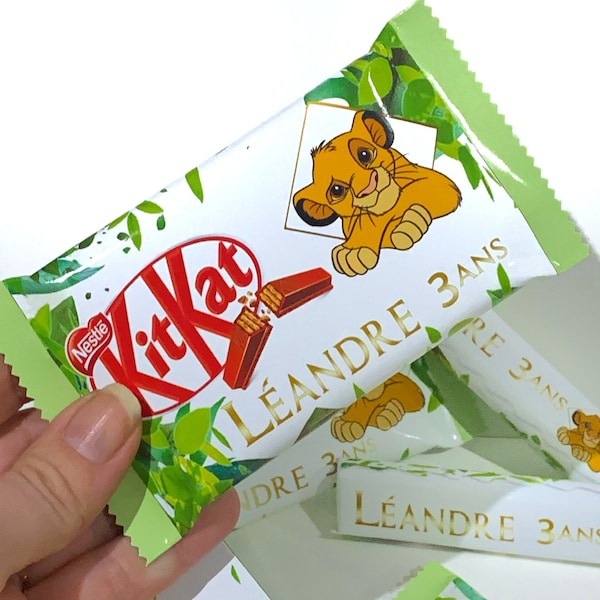 KitKat personnalisé / chocolat / anniversaire / fête / événement / cadeau / décoration / personnalisation