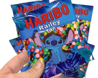 Personalized Haribo bag / birthday / party / event / birthday kit / birthday decoration / Disney
