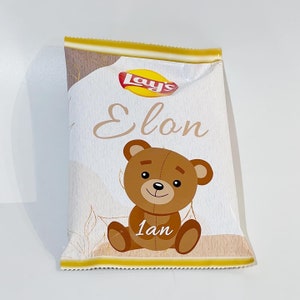Packung mit personalisierten Chips / Chips / Party / Geburtstag / Event / Geburtstagsdekoration / Geburtstagsset / Lays / Gourmet