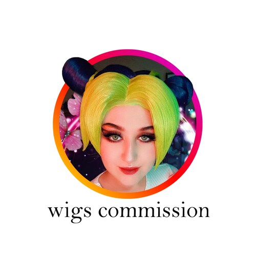 Custom Cosplay Wig Commission, Made to Order Styled Wig for Anime & Game Characters