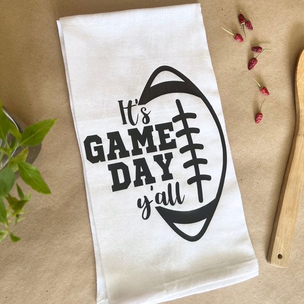 Game Day Football Party House Warming, Kitchen Towel