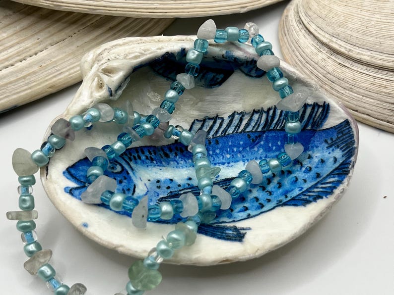 Blue Fish Ocean Inspired Handmade Collectible photo