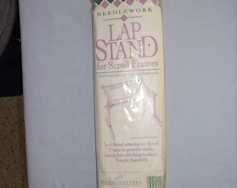 Homecrafters Needlework Lap Stand for Scroll Frames NEW
