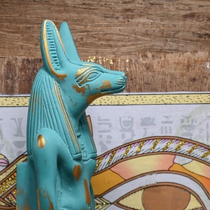 Nice statue of the god Anubis,god mummification hand-made,Egyptian antiquities,mythology,unique pieces-Egyptian Bella statua del dio Anubis