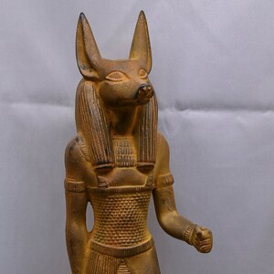 Statue Egyptian gods Anubis Sculpture god of the dead made in Egypt
