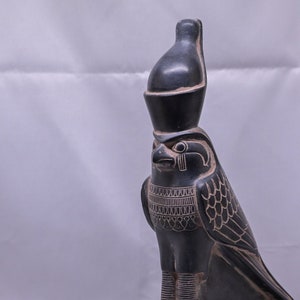 statue Horus God of Sky Falcon Bird Headed large heavy 11.5&#39;&#39; made in Egypt