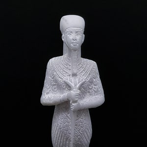 statue of Egyptian God craftsmen Ptah 3 style, granite, marble stone made in Egypt