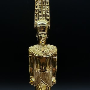 statue of Egyptian art Amun Ra statue gold leaf Made in Egypt