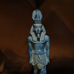 Unique statue of Egyptian art Pharaoh king Ramesses II l heavy stone made in egypt