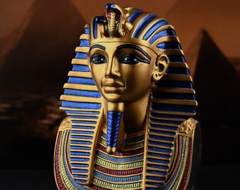 Unique Ancient Egyptian statue of King Tutankhamun Head Statue 2 size made in egypt