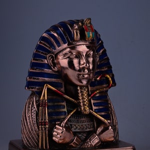 Einzigartige alte ägyptische Statue von König Tutanchamun Kopfstatue hergestellt in Ägypten