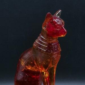 Ancient Egyptian Cat BASTET with amazing -The Egyptian Goddess of Protection & Pleasure - made in Egypt