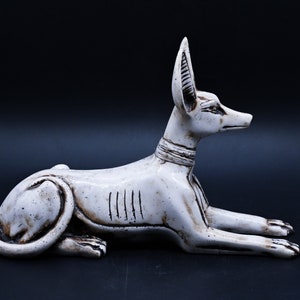 Unique Egyptian god Anubis Jackal dog statue (more sizes) made in Egypt