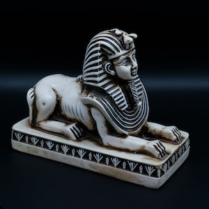 Unique hand painted Egyptian Sphinx statue (3 size) Made in egypt