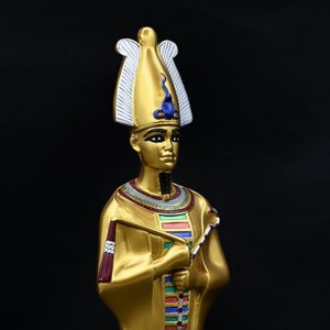 Osiris-Nice Statue- Ancient Egyptian- Lord of the Underworld, God of rebirth-Replica-Made in Egypt