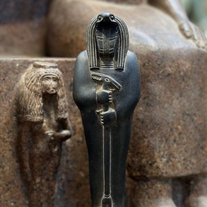 Vintage Egyptian god Apep, Egyptian wadjet mighty uraeus god, Egyptian mythology, Egyptian mythology statues.