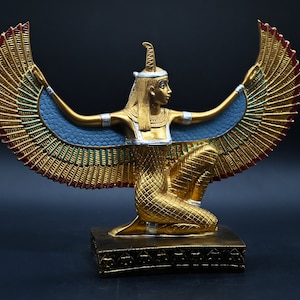 エジプトの女神マアト像：古代美術の装飾彫刻 - Etsy 日本