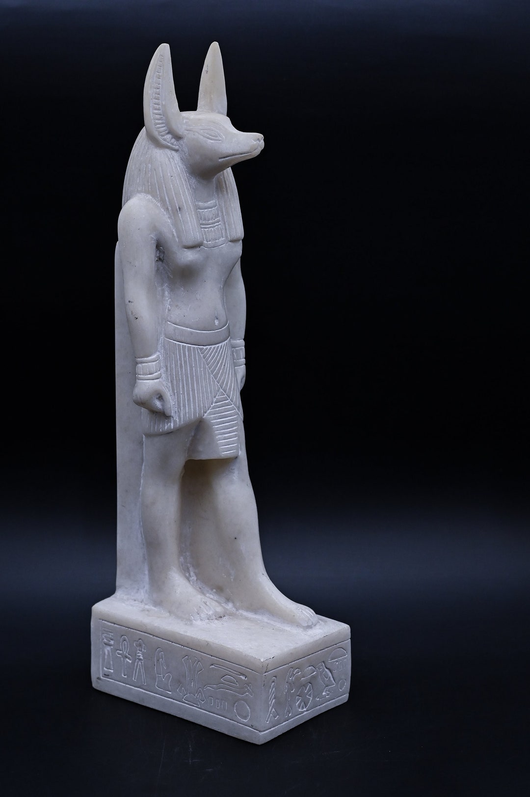 サンドストーン エジプト神話 彫刻 アヌビス サンドストーン エジプト神話 彫刻 アヌビス