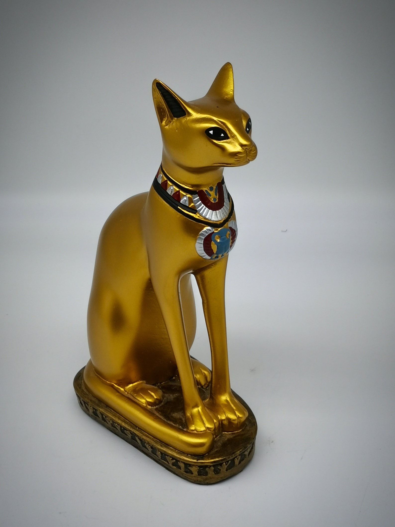 Statue Egyptian goddess Bastet Cat 2 color Black / Gold more Etsy