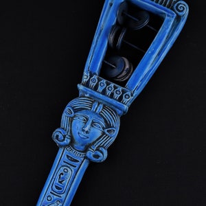 Sacred Sistrum Goddess Hathor Magical Ancient Egyptian Musical hand made in Egypt