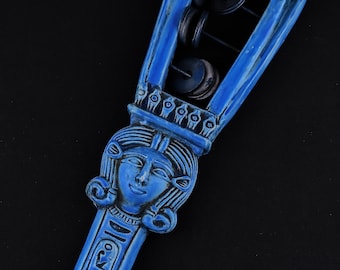 Sacred Sistrum Goddess Hathor Magical Ancient Egyptian Musical hand made in Egypt