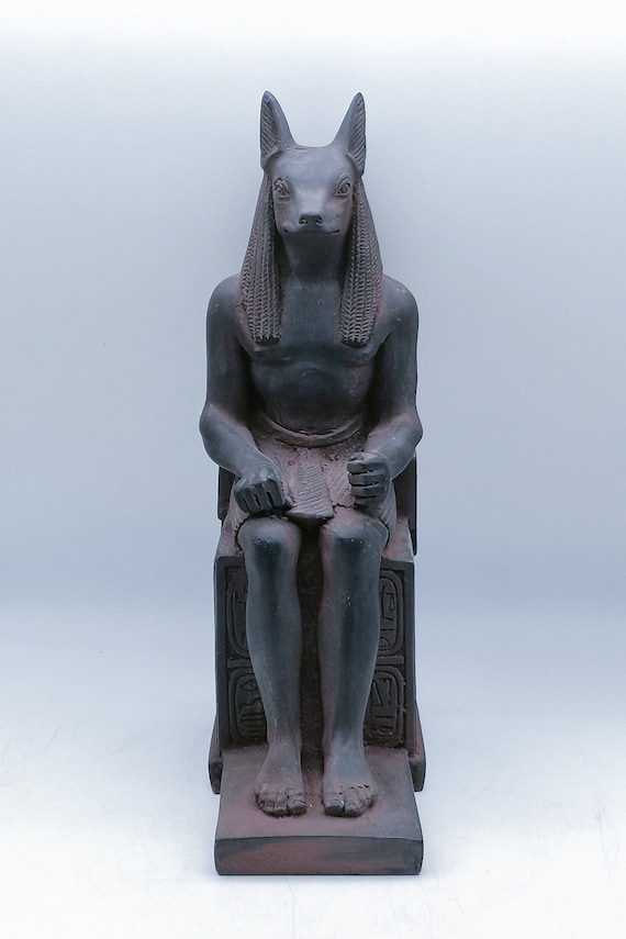 古代エジプト 冥界の神アヌビス 紀元前300年?! 彫像