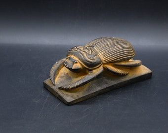 The Good luck SCARAB Hand made like the Replica symbol of protection- stone -our item is made with Egyptian soul