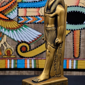 Statue Thoth Hand-painted in Golden Color Ancient Egyptian God of ...