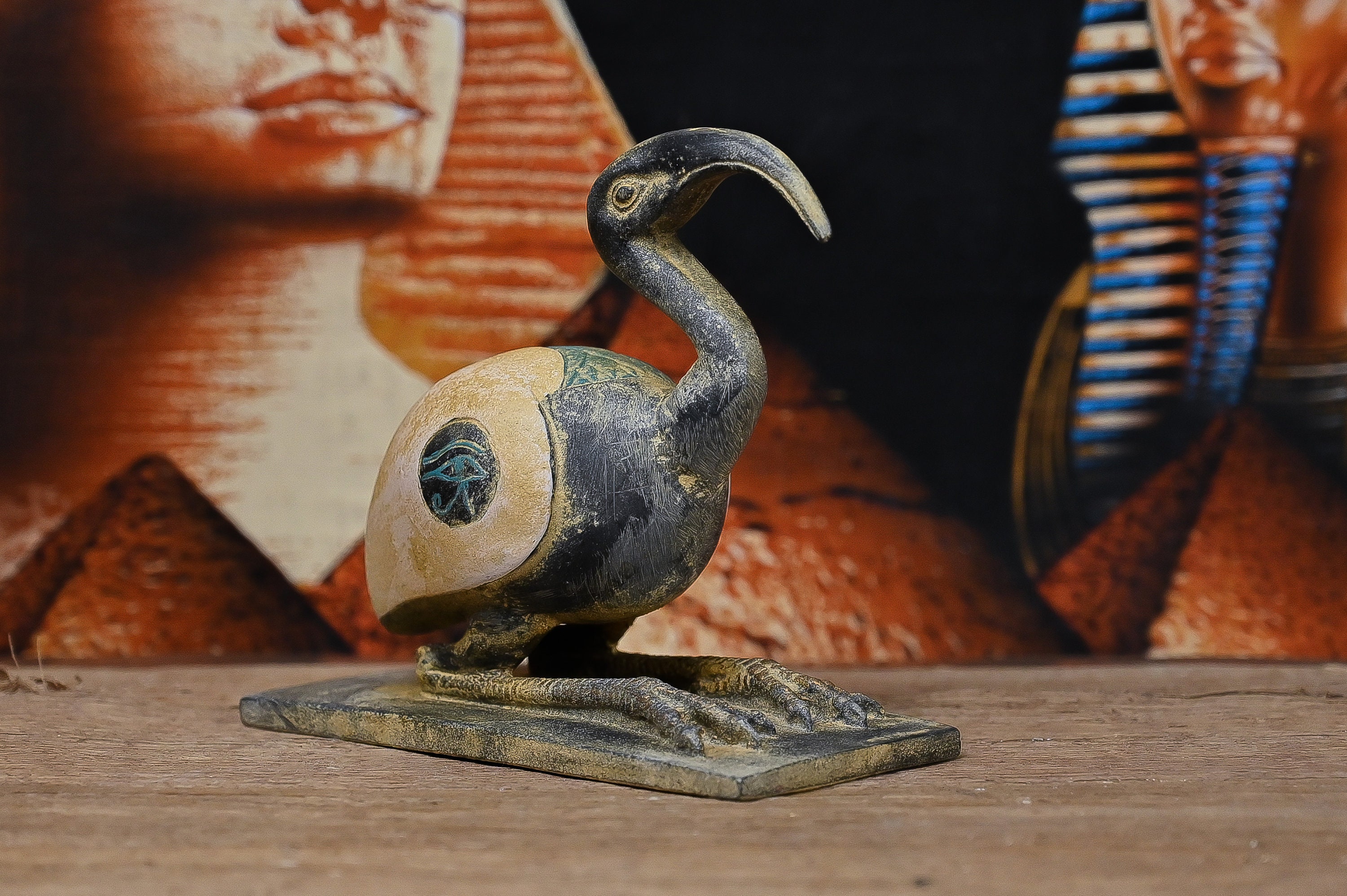 エジプト IBIS イビス神 聖トキ像 トート、エジプトのトキの神 |エジプトの