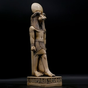 Unique Ancient Egyptian God khnum statue  stone made in egypt