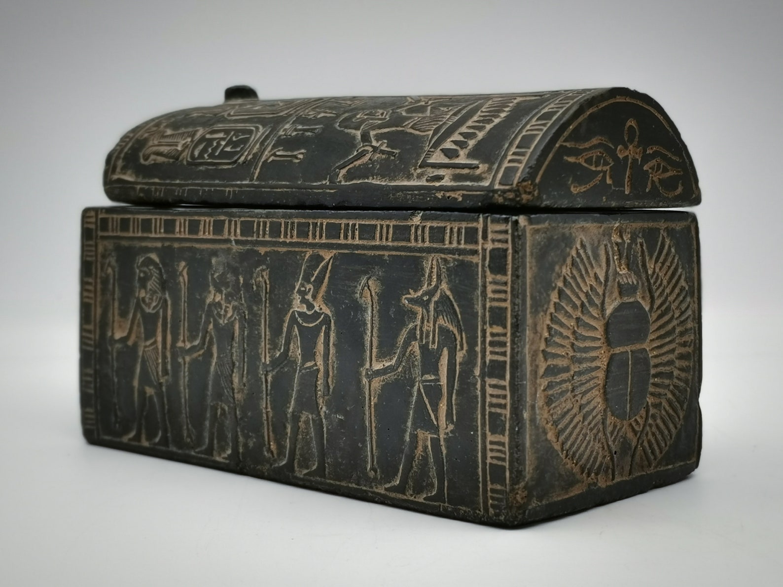 Unique Egyptian Box decorative pharaoh art Stone made in Egypt Etsy