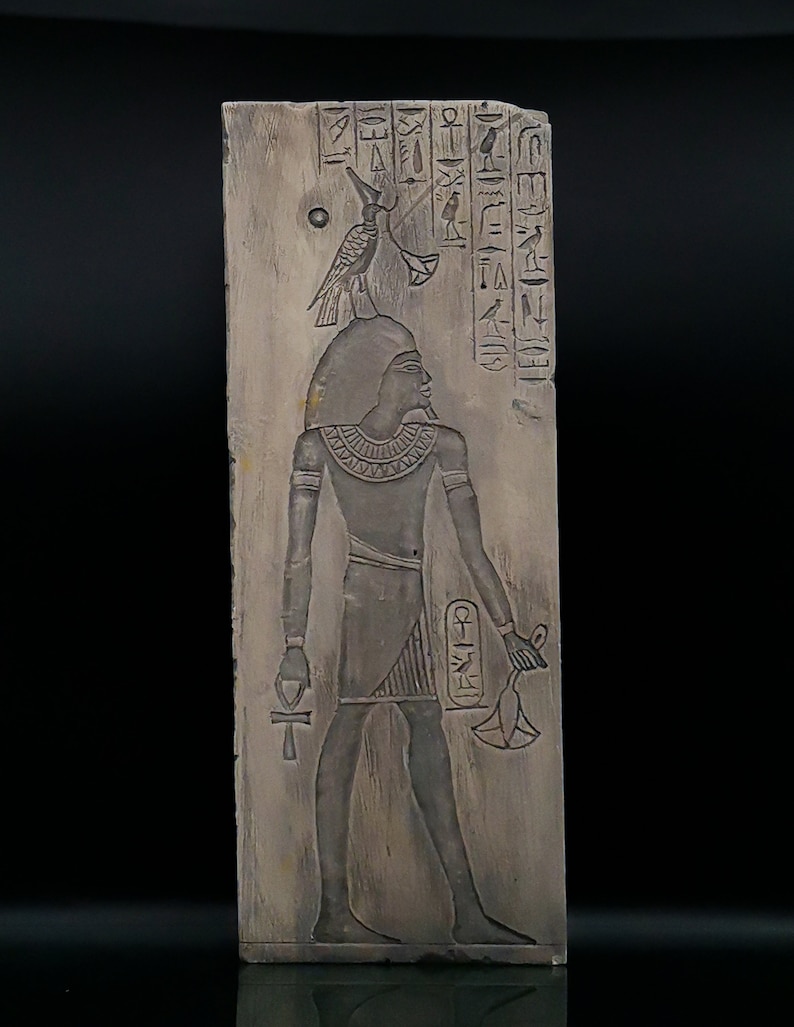 Unique Ancient Egyptian Art Wall Hanging Pharaoh of Egypt Made Etsy