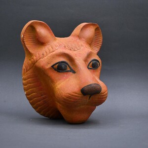 unique Sekhmet warrior goddess of war face Sculpture Earthy stone wall hanging ancient Egyptian art made in Egypt