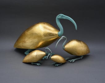 God Thoth as THE SACRED IBIS Figurine 4 size made in Egypt