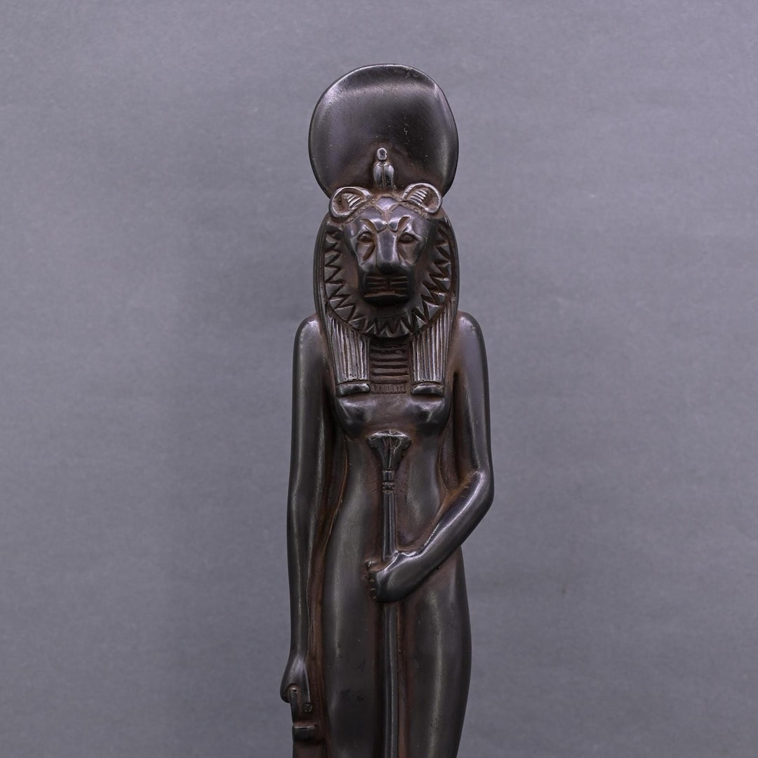 Sekhmet Statue Egyptian Goddess of War & Healing, Divine Energy ...