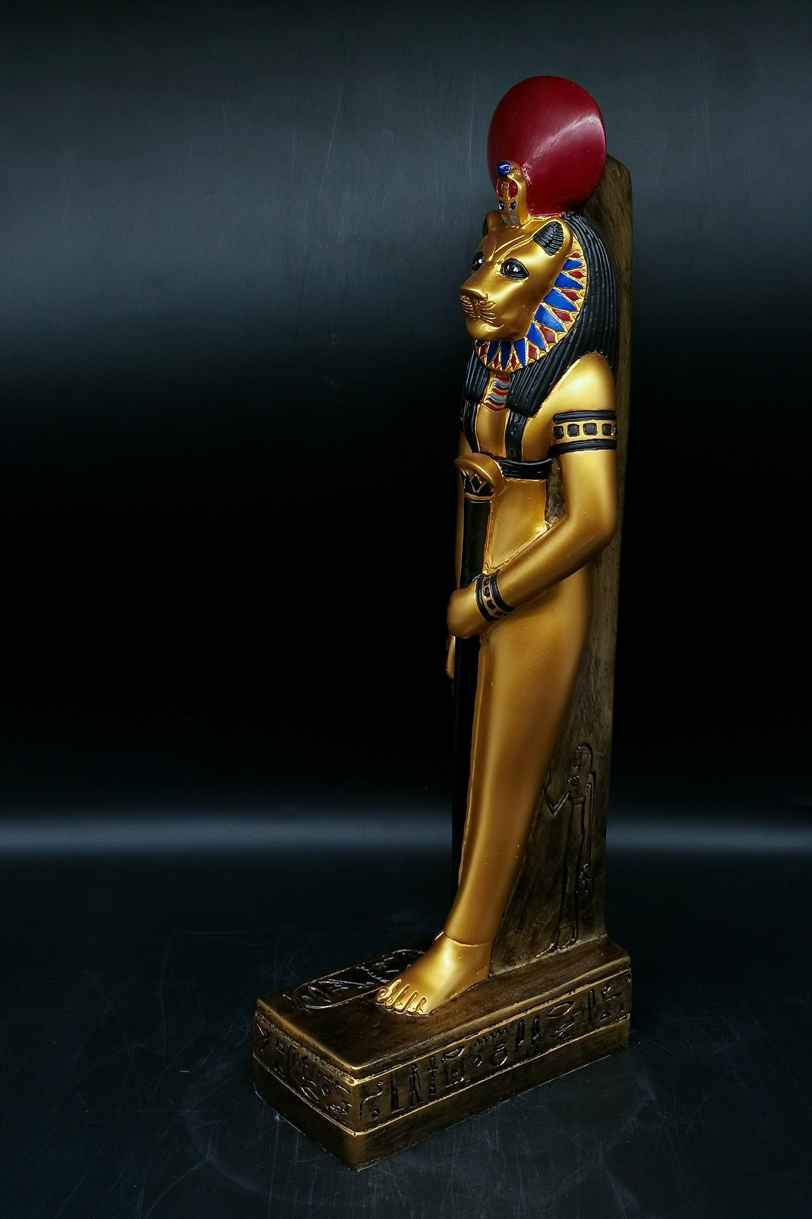Unique Statue of Egyptian Art Goddess Sekhmet Standing Large - Etsy