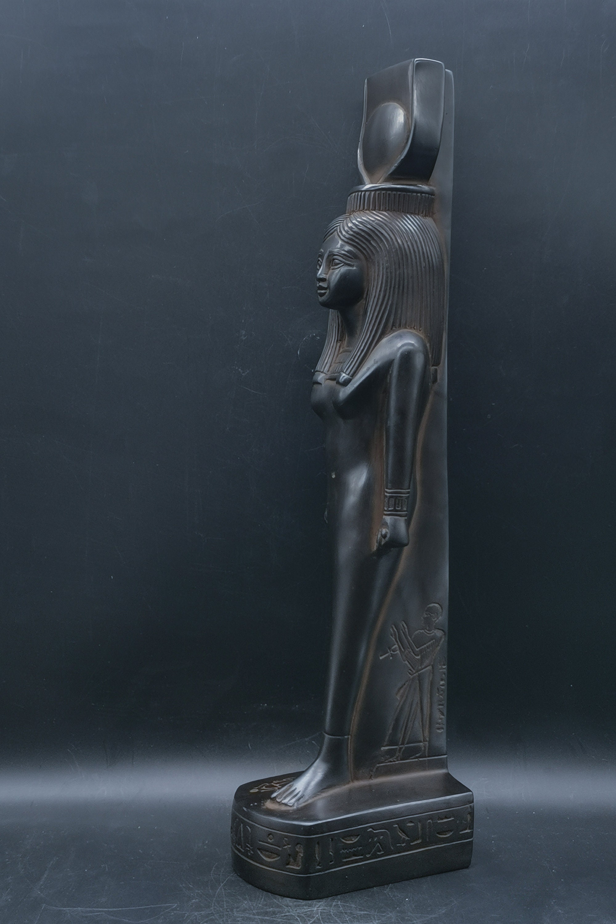 像 ハトホル女神 大きくて重い ユニークな古代エジプトの芸術 像 ハトホル女神 大きくて重い ユニークな古代エジプトの芸術