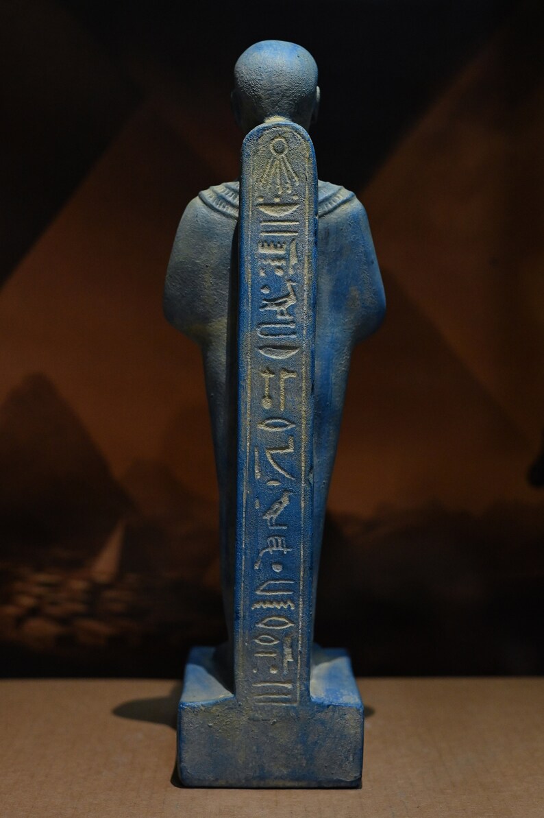 Hand Carved Egyptian Art Statue of God Craftsmen Ptah Large - Etsy