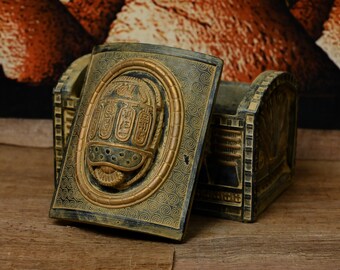 西*人様 古代エジプト　石彫り　スカラベ　箱付き　R76-1 Amazon.co.jp: YTC エジプト 羽付きスカラベ - コレクターズ