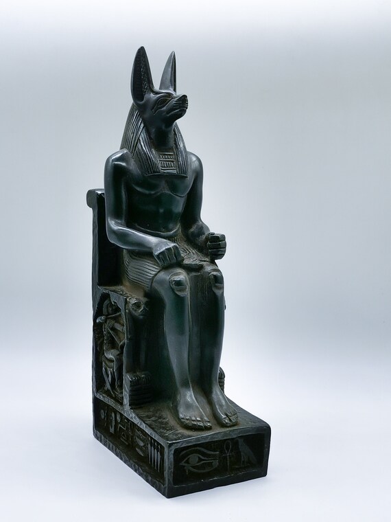 サンドストーン エジプト神話 彫刻 アヌビス