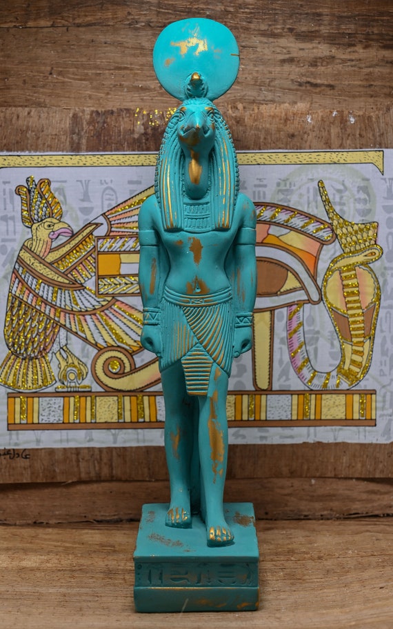 Egyptian statue of Thoth ancient Egyptian God good Of wisdom ( 2 sizes ) made in Egypt